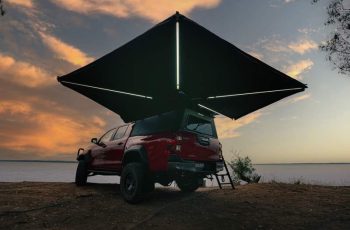 Ironman 4x4 Deltawing 270 Awning - Fourplay 4x4 Adelaide 4wd Fitouts - Fourplay 4x4 - Adelaide 4x4 Suspension, Bullbars, Canopies & 4WD Accessories & Installation